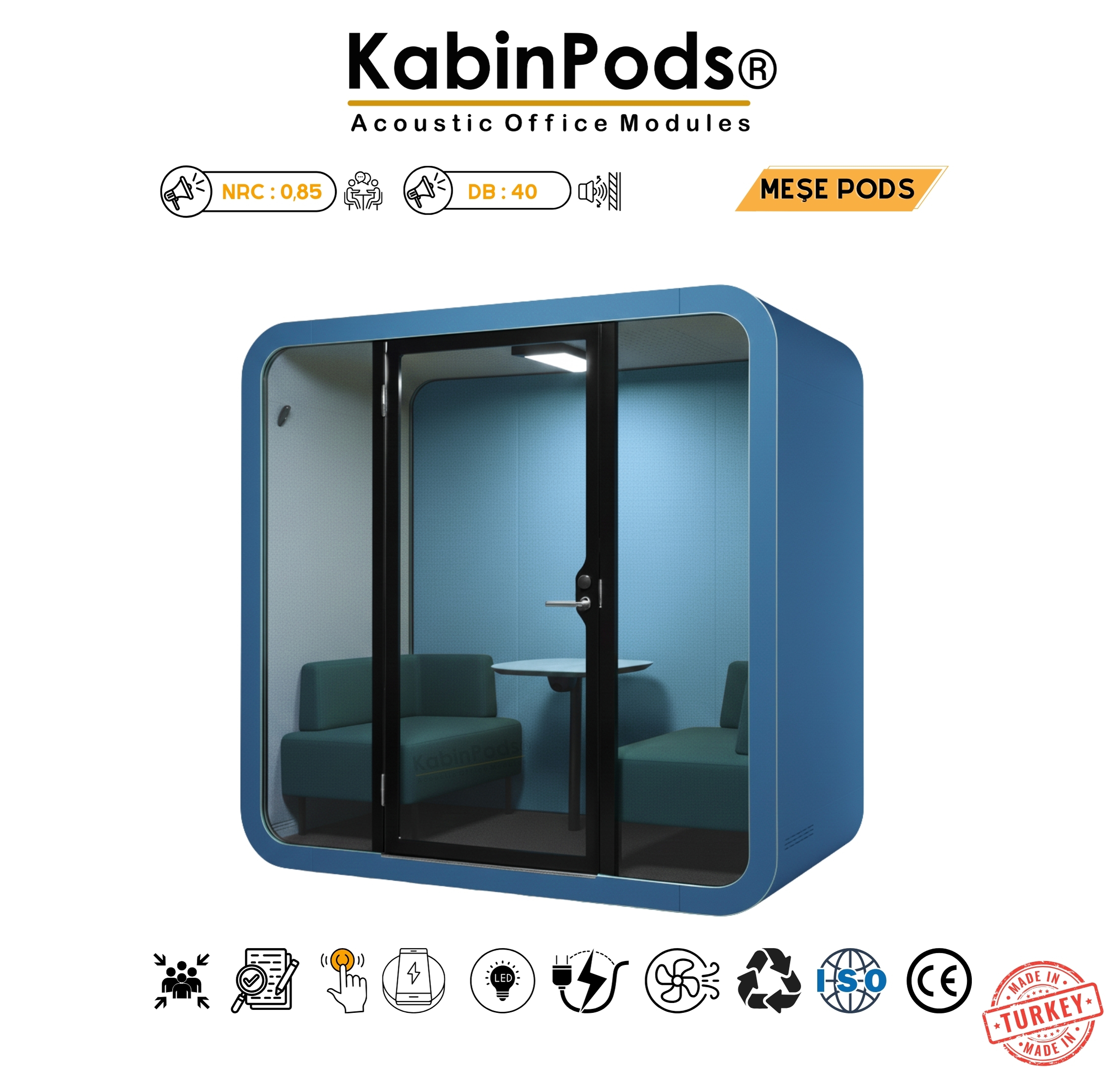 Sessiz Kabin - Toplantı Kabini Ürün Görseli